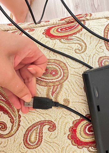 Gri Kablolu Standart Klavye hp marka - Görsel 6