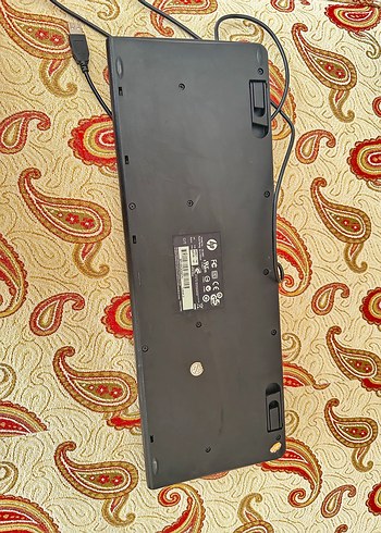 Gri Kablolu Standart Klavye hp marka - Görsel 5