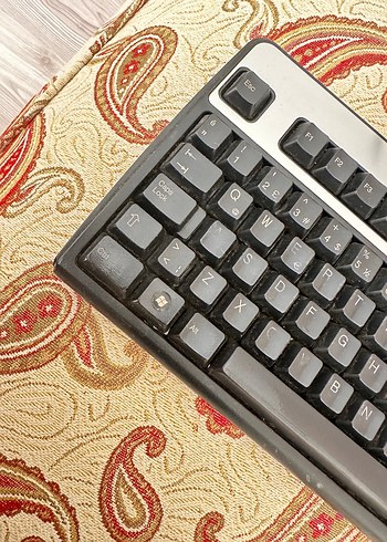 Gri Kablolu Standart Klavye hp marka - Görsel 2