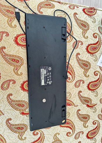 Gri Kablolu Standart Klavye hp marka - Görsel 4