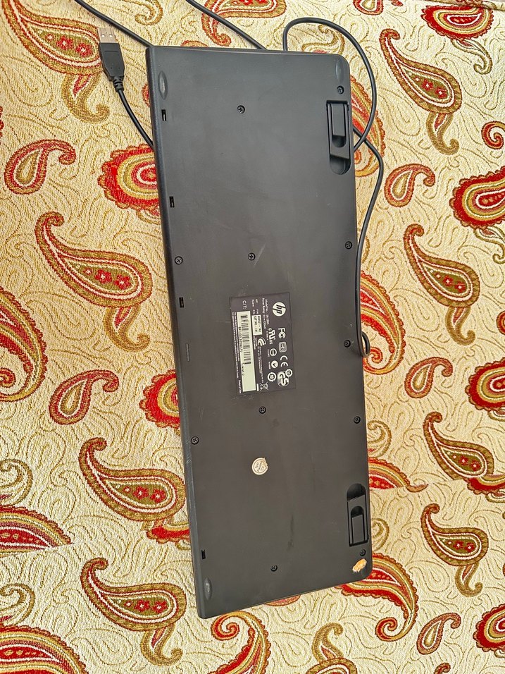 Gri Kablolu Standart Klavye hp marka - Görsel 5