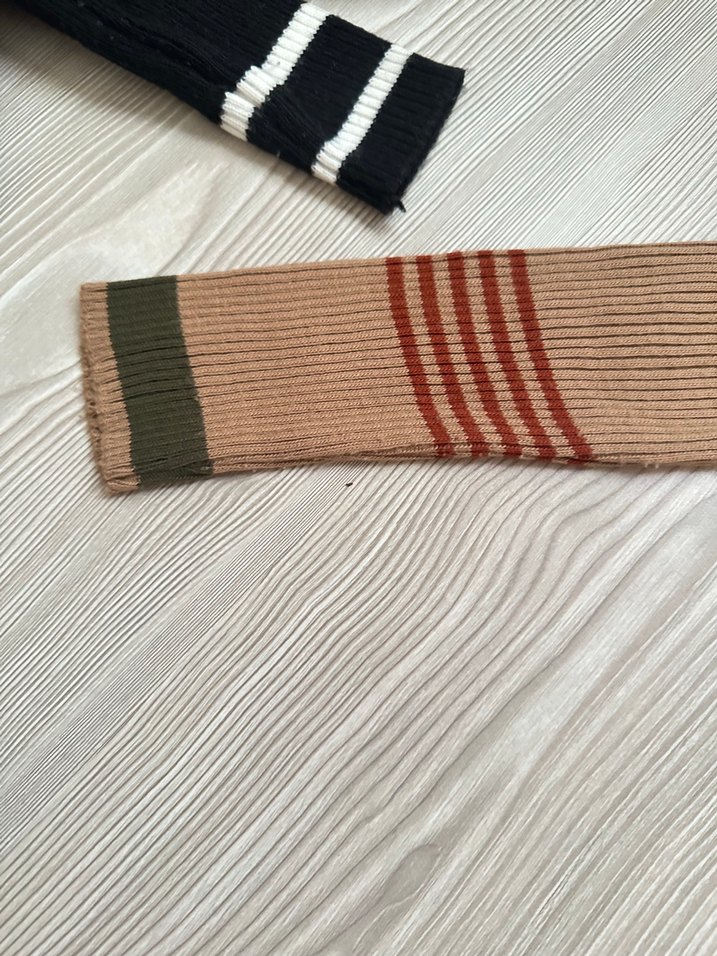 Bej Kadın Boğazlı Triko Kazak - Görsel 3