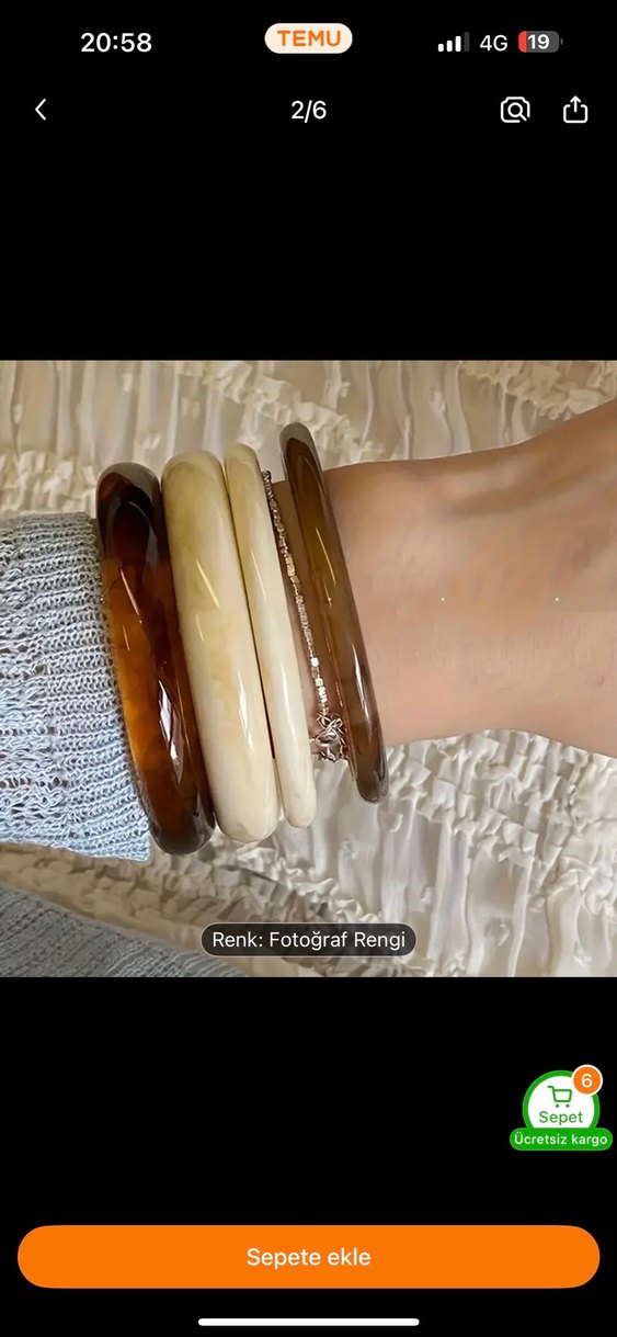 Vintage Bohem Elastik Yılan Desenli Bileklik Seti - Görsel 2