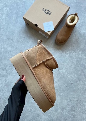 39 Beden kahverengi Renk Ugg Ultra Mini Platform Kahverengi