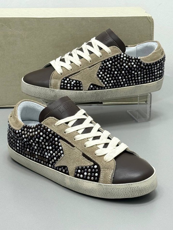 Golden Goose Deluxe Golden Goose taşlı sneaker | Gardrops