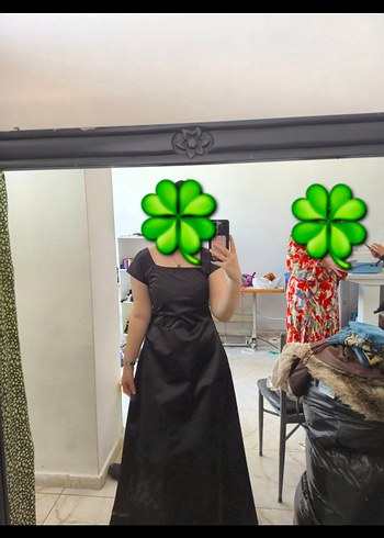 Siyah sık elbıse - Görsel 4