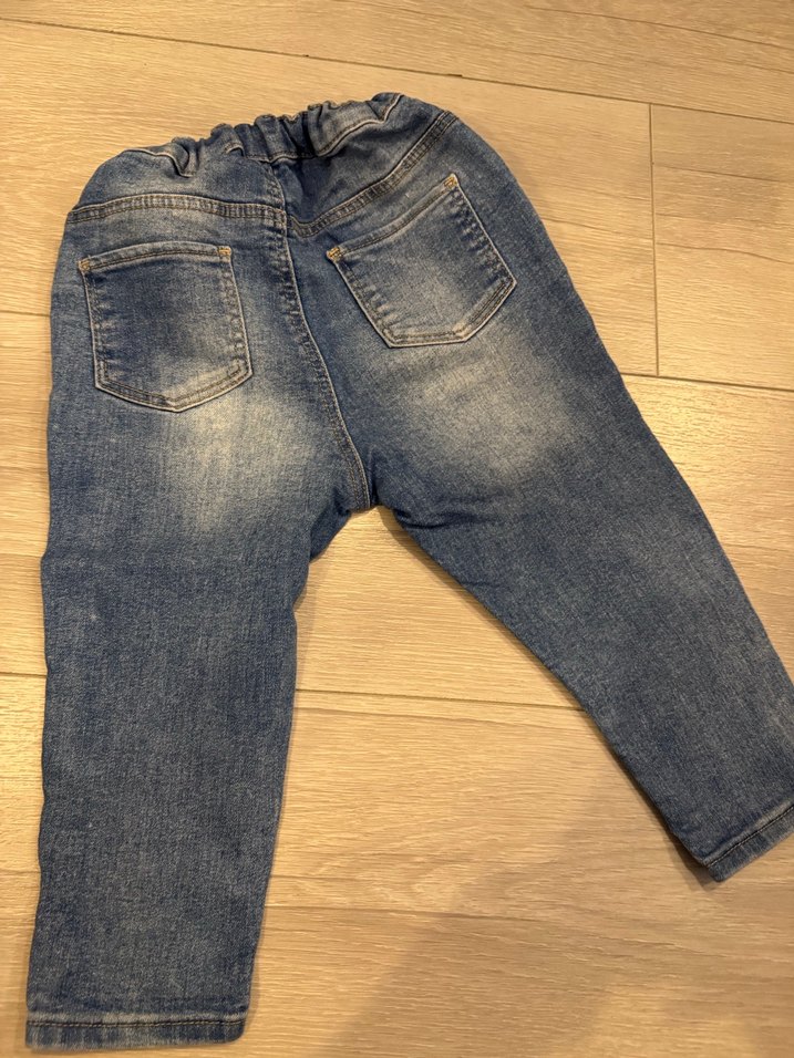 Erkek Çocuk Gri Denim Pantolon - Görsel 3