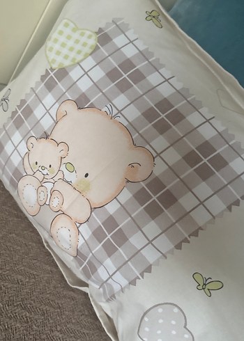 Nakışlı Pamuk Bebek Uyku Seti - Görsel 4