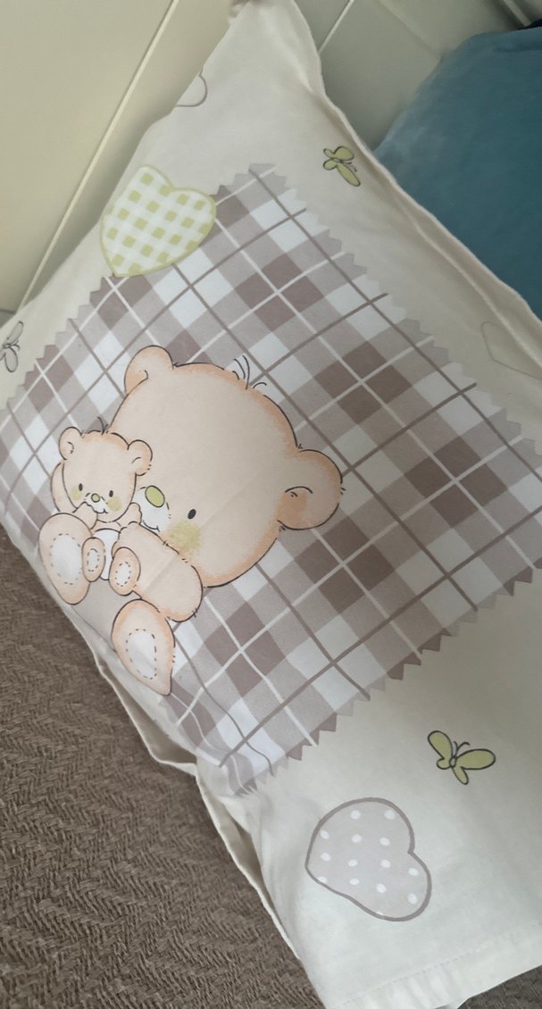 Nakışlı Pamuk Bebek Uyku Seti - Görsel 4