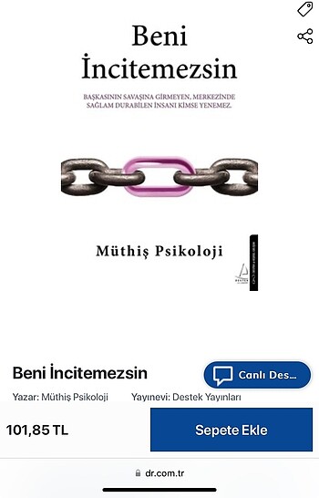 Müthiş psikoloji beni incitemezsin