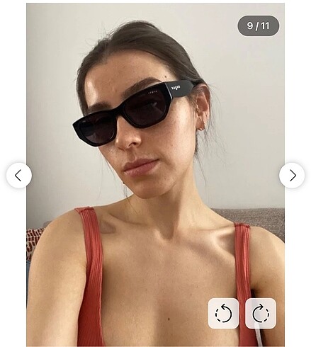 Beden siyah Renk Güneş gözlüğü