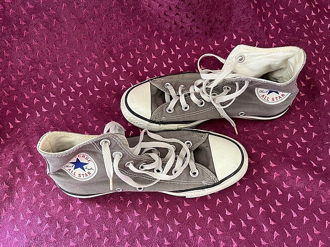 Converse Orjinal converse gri renk bilekli ayakkabı