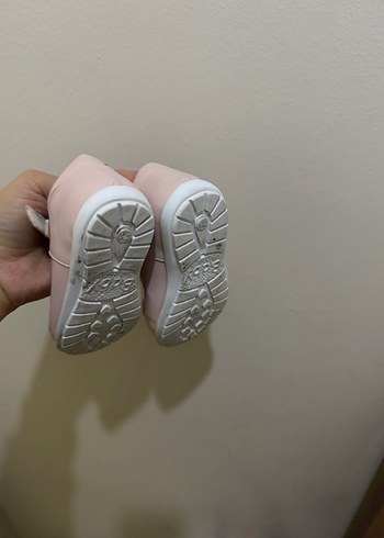 Kız Çocuk Pembe Dantel Detaylı Babet Ayakkabı - Görsel 2