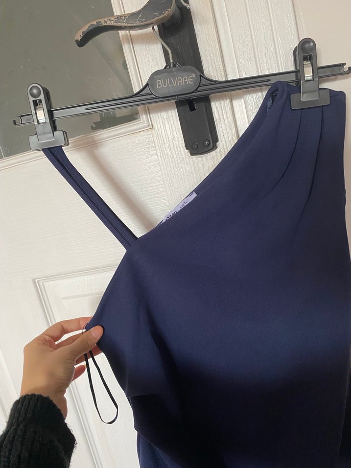 Lacivert Elbise - Görsel 2