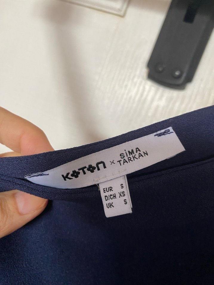 Lacivert Elbise - Görsel 4