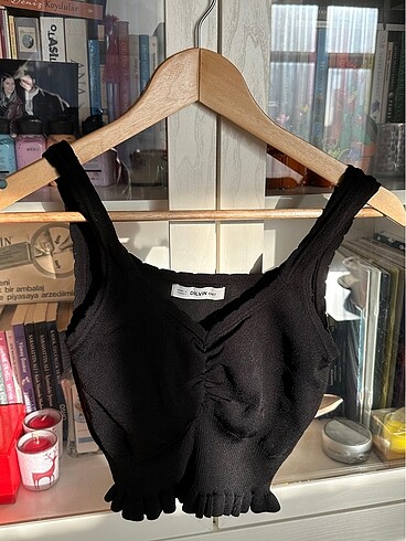Siyah crop top