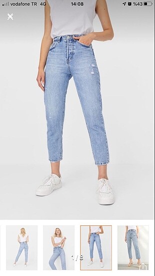 Stradivarius mom jean