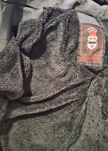 Siyah Kürklü Kadın/Erkek Kışlık Mont - Görsel 5