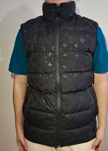 Erkek Siyah Fermuarlı Kolsuz Mont - Görsel 2