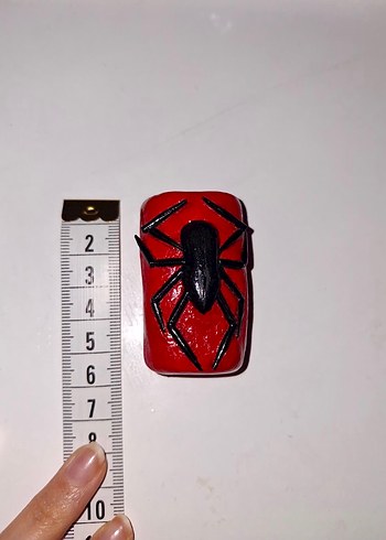 Kırmızı Örümcek Adam desenli çakmak koyma kabı - Görsel 4