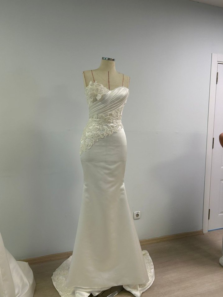 Straplez Beyaz Denizkızı Gelinlik - Görsel 3