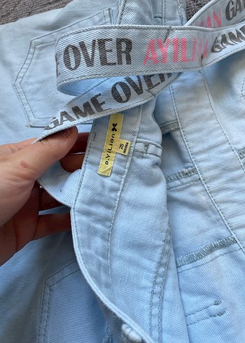 Kısa şort  Kadın Salopet - Görsel 3