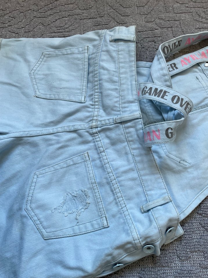 Kısa şort  Kadın Salopet - Görsel 5