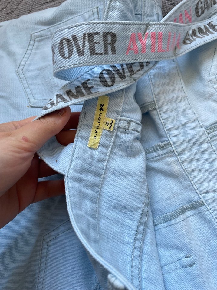 Kısa şort  Kadın Salopet - Görsel 3