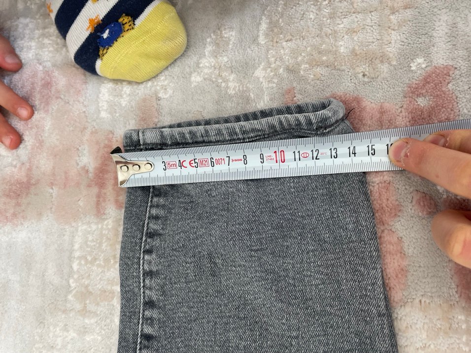 Gri erkek Kot Pantolon mavi - Görsel 4