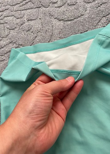 5 Yaş Beden çeşitli Renk Çocuk Renkli Çizgili Şort ve Kısa Kollu Mayo Üstü