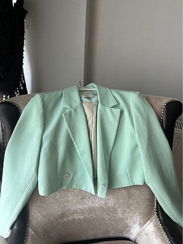 m Beden Kısa Quzu blazer