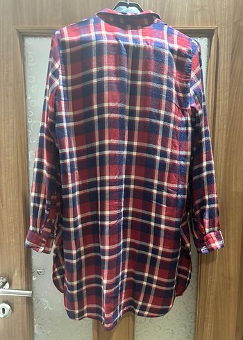 ZARA Marka Uzun Kollu Kadın Gömlek - Görsel 5