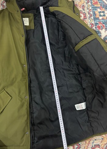 Yurtdışından Alındı Kürk Şapka Detaylı Haki Erkek Günlük Mont - Görsel 4