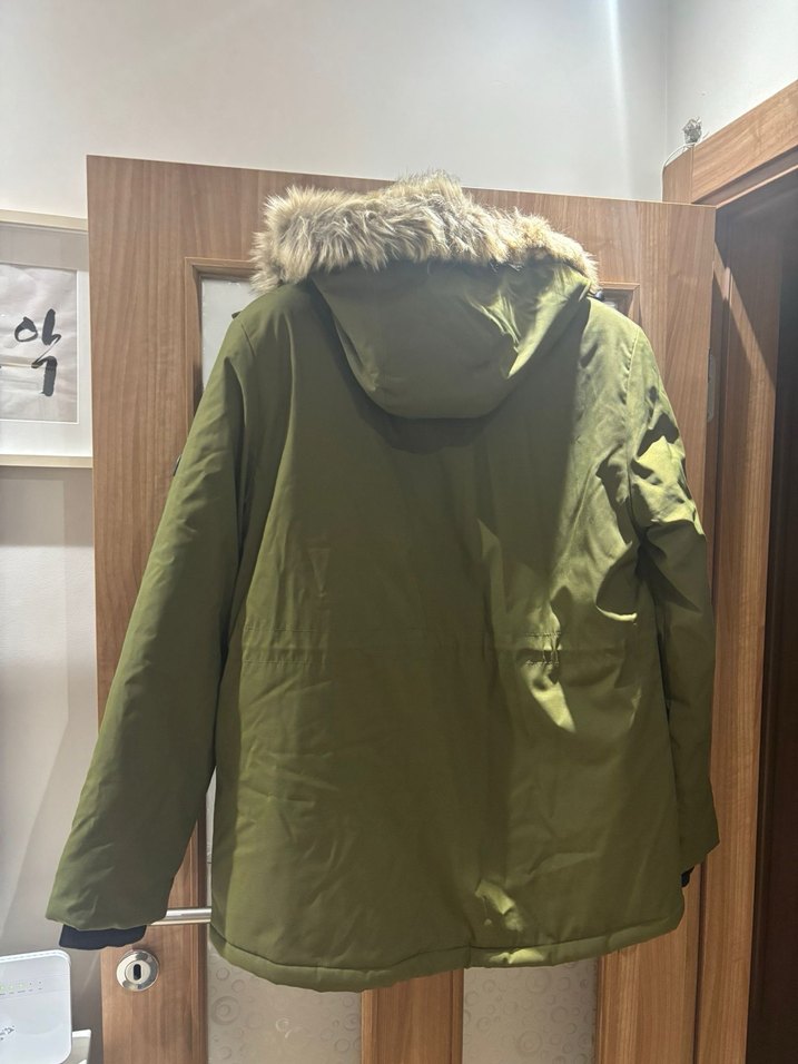 Yurtdışından Alındı Kürk Şapka Detaylı Haki Erkek Günlük Mont - Görsel 2