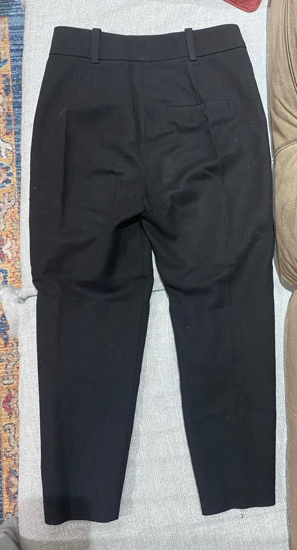 MNG Marka Siyah Kadın Kumaş Pantolon - Görsel 3