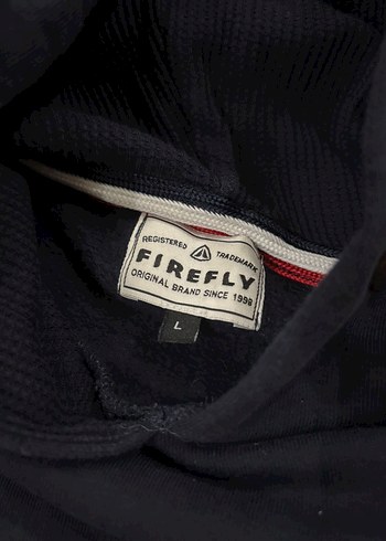 Kırmızı Lacivert Kapüşonlu Erkek Sweatshirt - Görsel 3