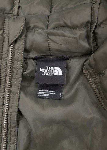 NORTH FACE Marka Fermuarlı Kapüşonlu Haki Erkek Mont - Görsel 2