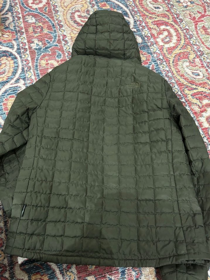 NORTH FACE Marka Fermuarlı Kapüşonlu Haki Erkek Mont - Görsel 4