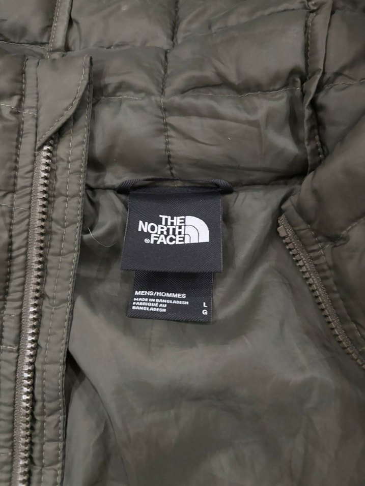 NORTH FACE Marka Fermuarlı Kapüşonlu Haki Erkek Mont - Görsel 2