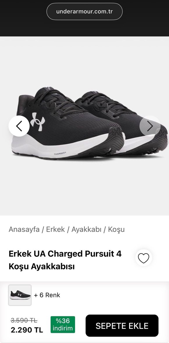 Under Armour Marka Erkek Koşu Ayakkabısı - Görsel 2