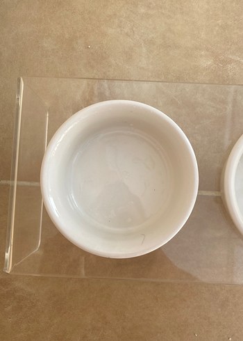 Beyaz Seramik 2'li Kase Seti - Görsel 3