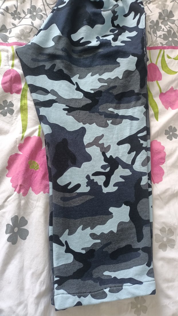 Pantolon asker desenli cepli pijama - Görsel 2