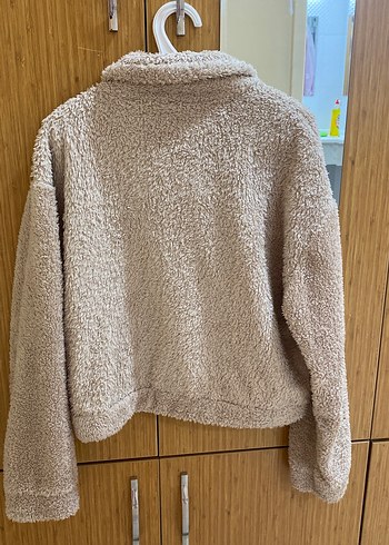 Düğmeli Kahverengi Kadın Midi Mont - Görsel 4