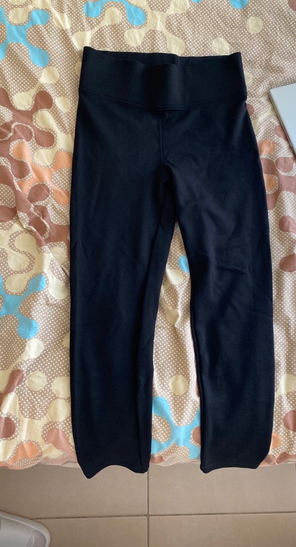 Siyah Kadın Midi Tayt TRENDYOLMILLA - Görsel 3