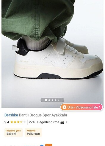 Bershka spor ayakkabi