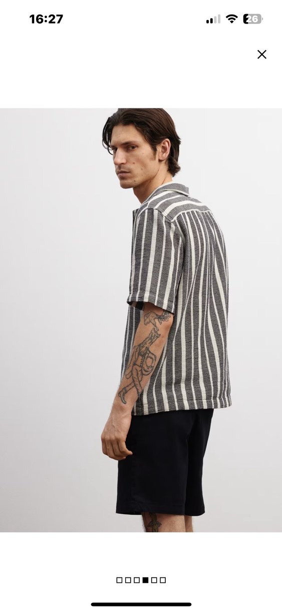 H&M ERKEK YAKA REGULAR FİT GÖMLEK - Görsel 4