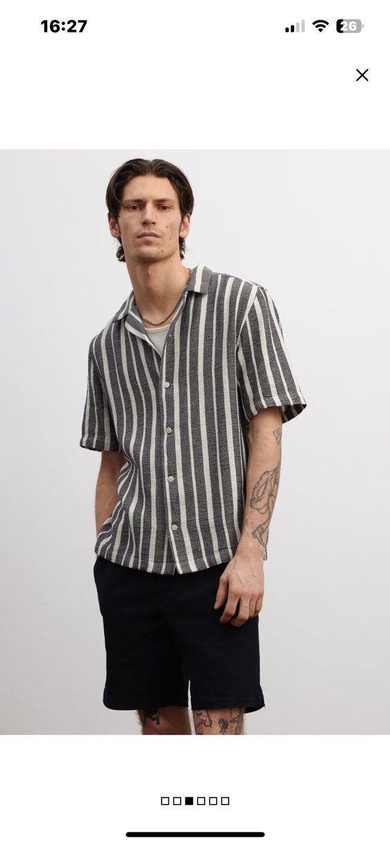 H&M ERKEK YAKA REGULAR FİT GÖMLEK - Görsel 3