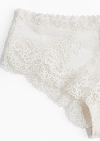 H&M 2Lİ DANTEL HİPSTER KÜLOT - Görsel 2