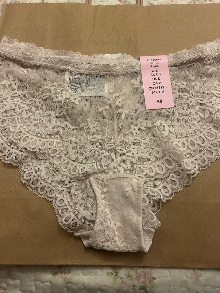 H&M 2Lİ DANTEL HİPSTER KÜLOT - Görsel 3