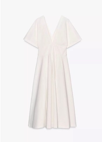 ZARA ZW COLLECTION UZUN ELBİSE - Görsel 6